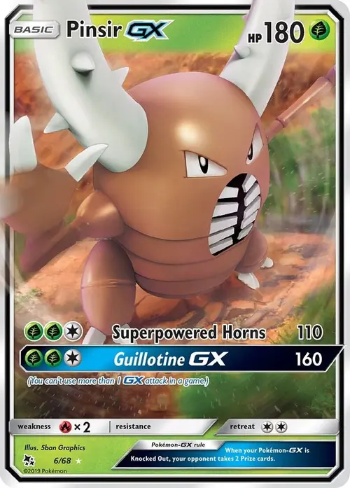 Pinsir GX card art