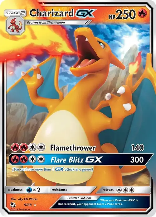 Charizard GX card art