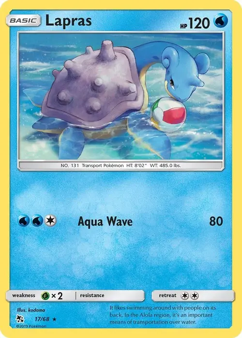 Lapras card art