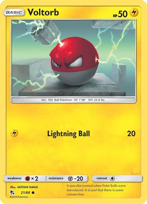 Voltorb card art