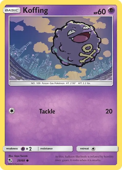 Koffing card art