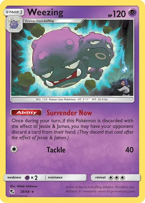 Weezing card art