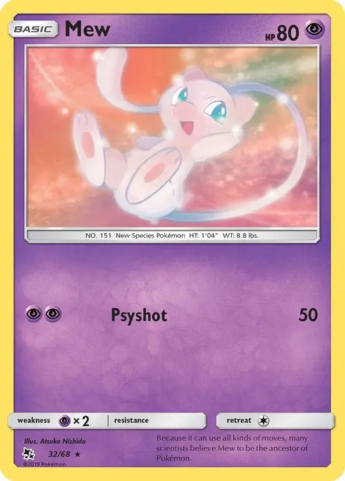Mew card art