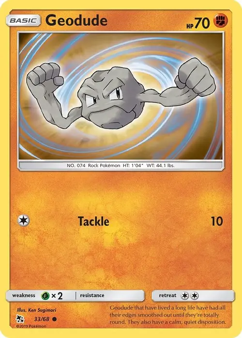 Geodude card art