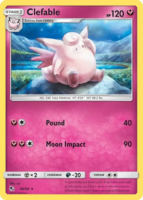 Clefable card art