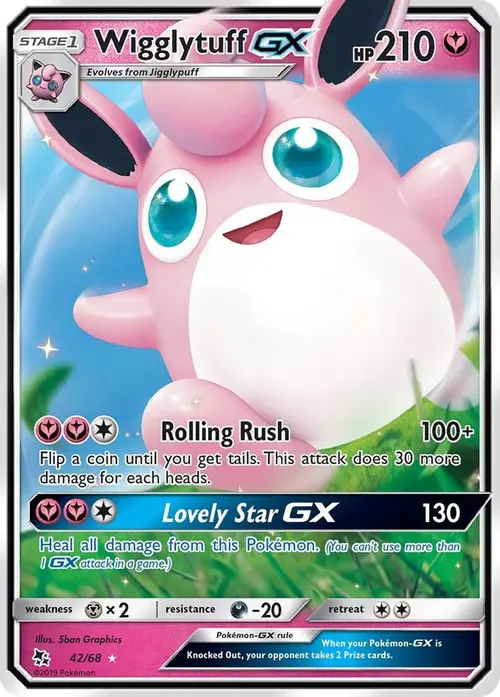 Wigglytuff GX card art