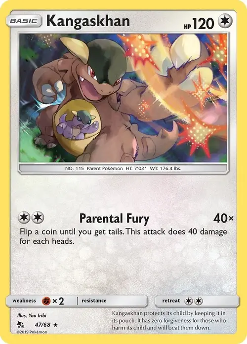 Kangaskhan card art