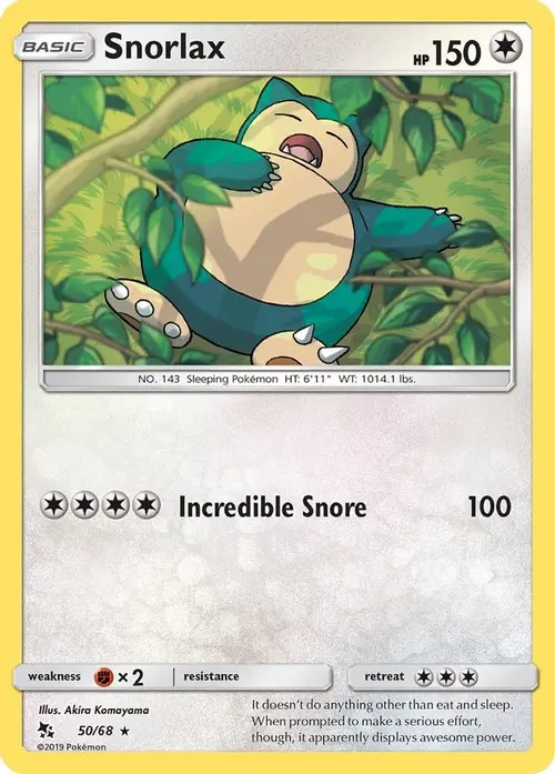 Snorlax card art