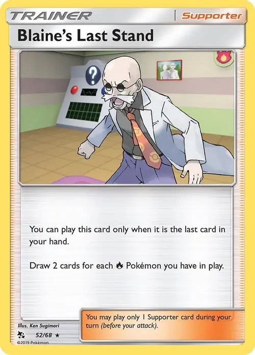 Blaine's Last Stand card art