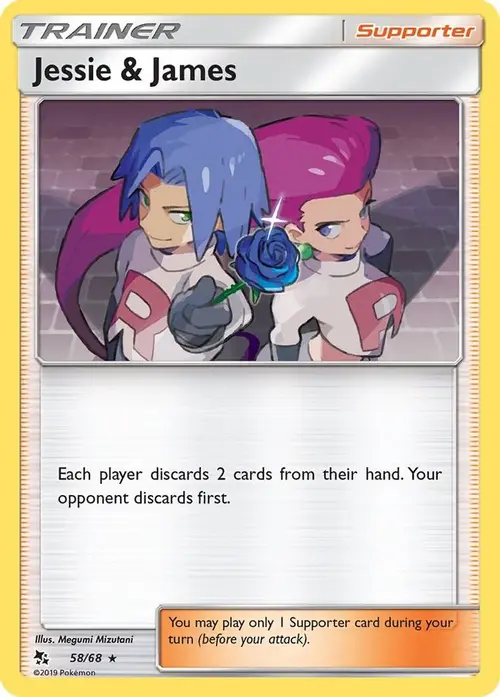 Jessie & James card art