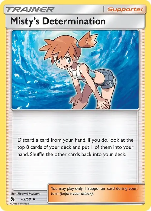 Misty's Determination card art