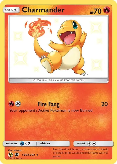 Charmander card art