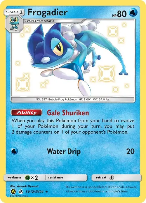 Frogadier card art