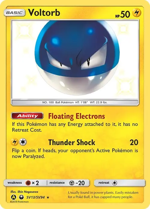 Voltorb card art