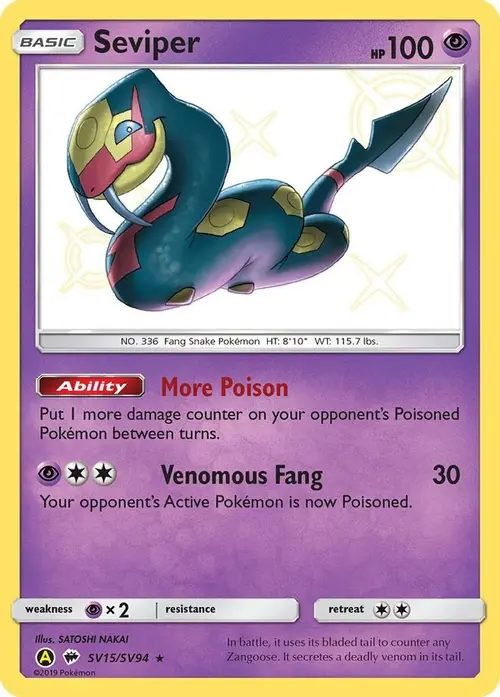 Seviper card art