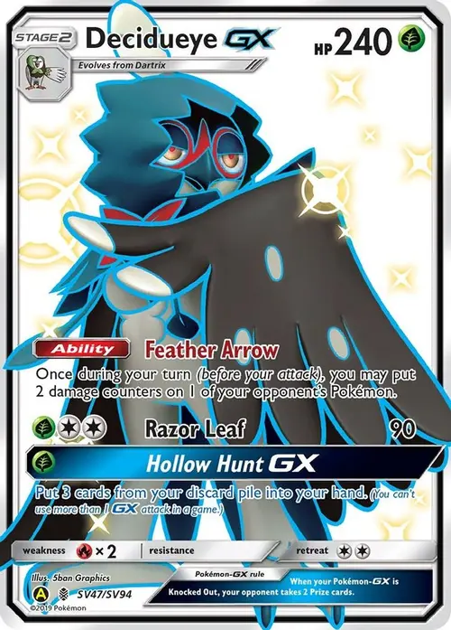 Decidueye GX card art