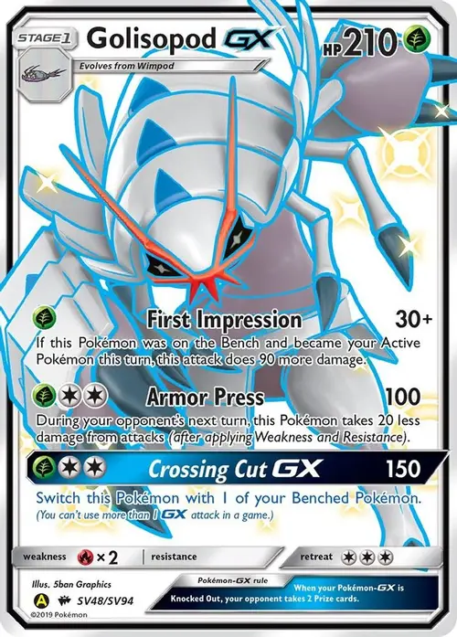 Golisopod GX card art