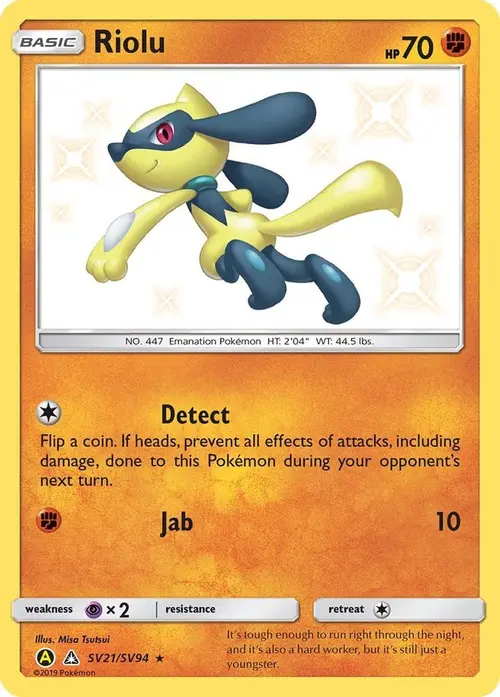 Riolu card art