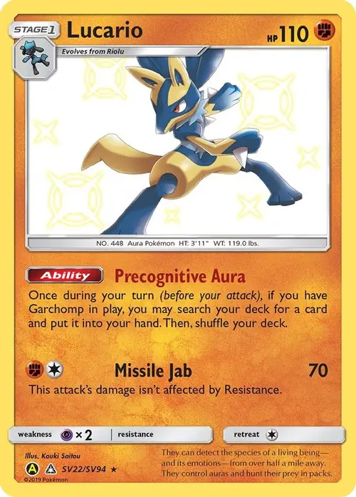 Lucario card art