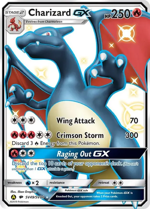 Charizard GX card art