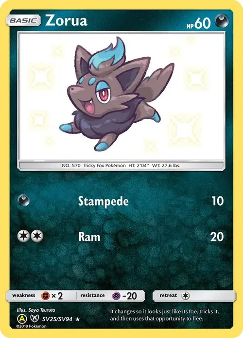 Zorua card art