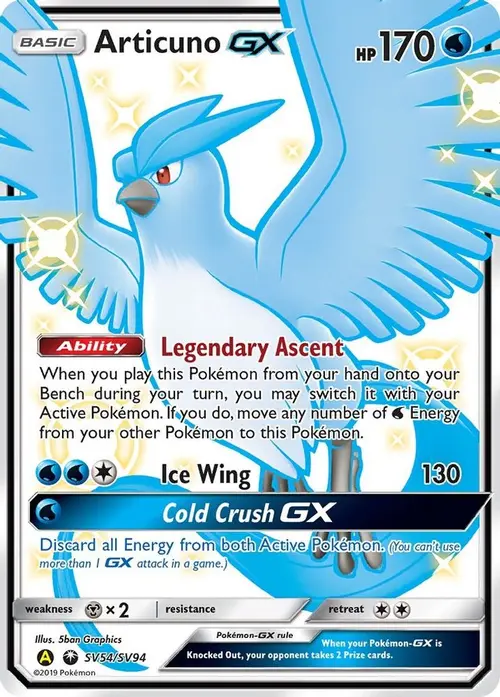 Articuno GX card art