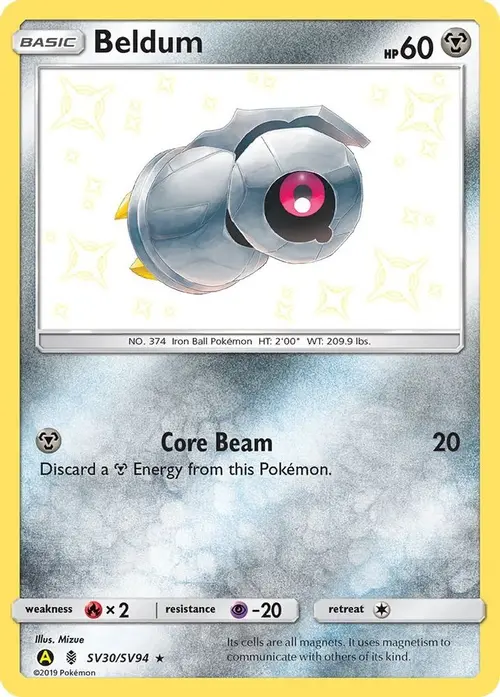 Beldum card art