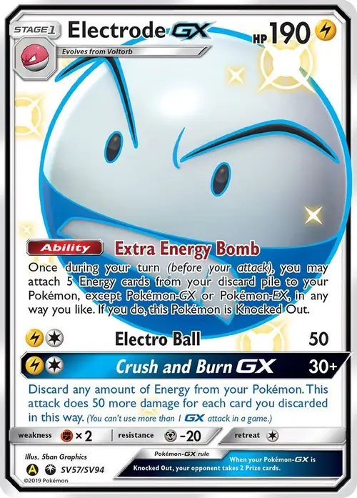 Electrode GX card art