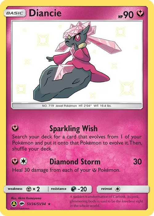 Diancie card art