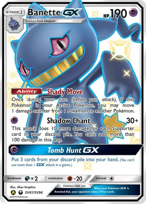 Banette GX card art
