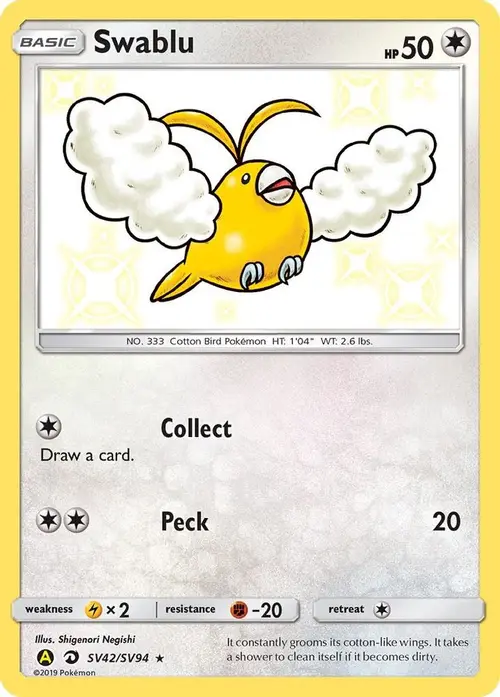 Swablu card art