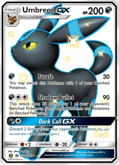 Umbreon GX card art
