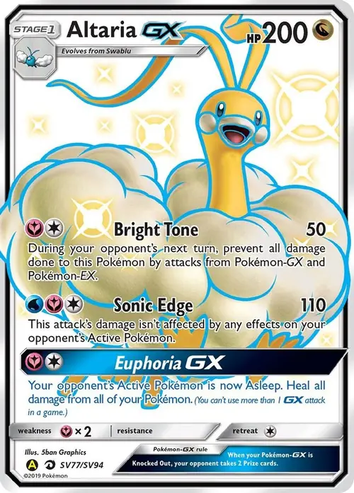 Altaria GX card art