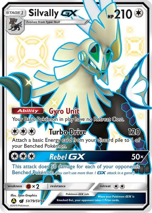 Silvally GX card art
