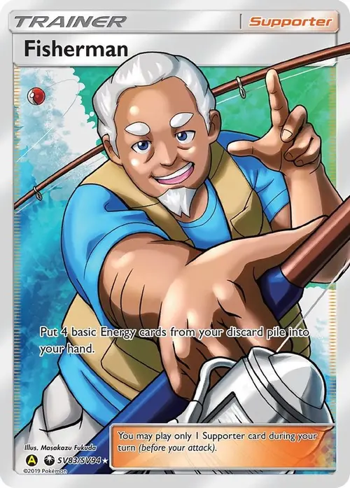 Fisherman card art