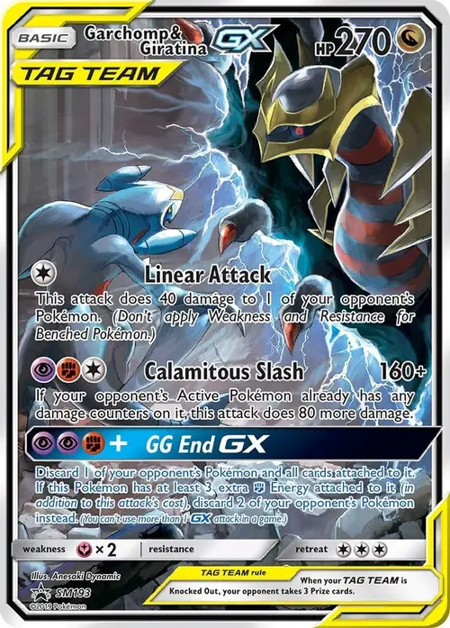 Garchomp & Giratina GX - SM193 card art