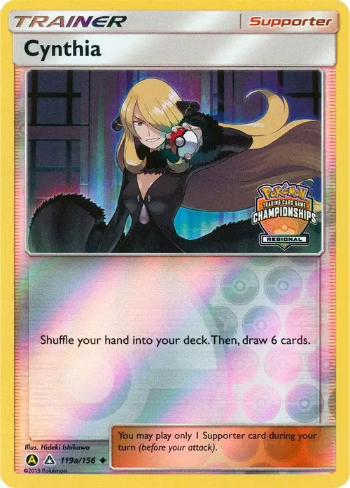 Cynthia - 119a/156 (Regional Championships) card art