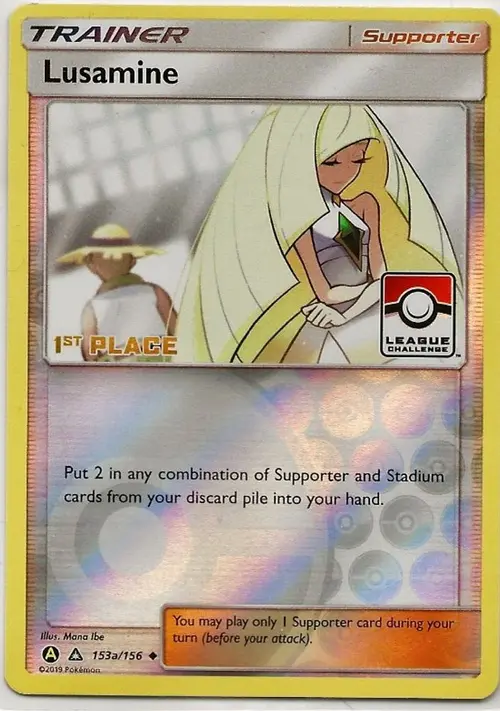 Lusamine - 153a/156 (League Challenge) [1st Place] card art