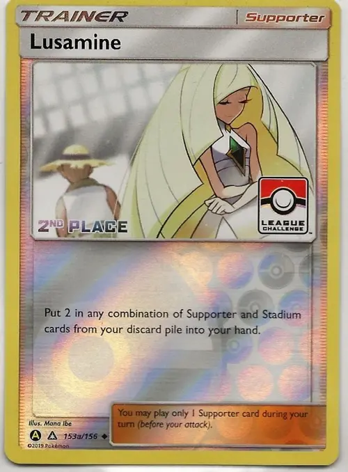 Lusamine - 153a/156 (League Challenge) [2nd Place] card art