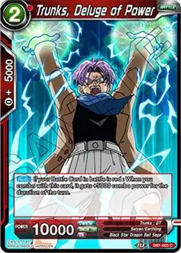 Trunks, Deluge of Power card art