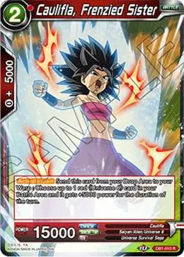 Caulifla, Frenzied Sister card art