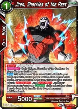 Jiren, Shackles of the Past card art