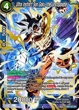 Ultra Instinct Son Goku, the Unstoppable card art