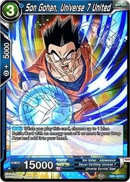 Son Gohan, Universe 7 United card art