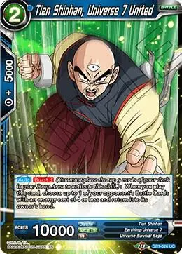 Tien Shinhan, Universe 7 United card art