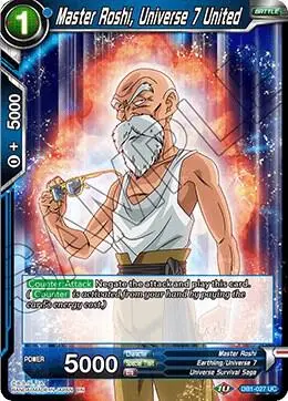 Master Roshi, Universe 7 United card art