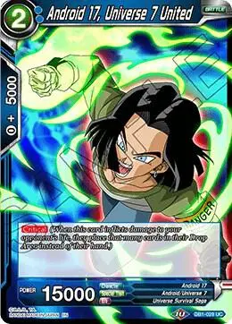 Android 17, Universe 7 United card art