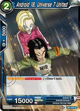 Android 18, Universe 7 United card art