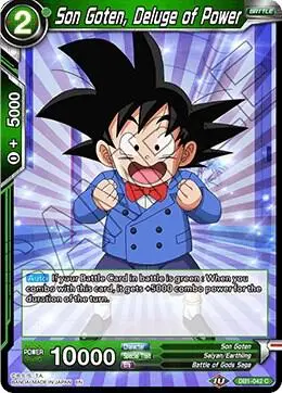 Son Goten, Deluge of Power card art
