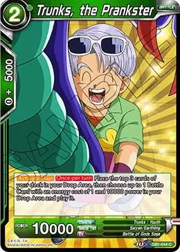 Trunks, the Prankster card art